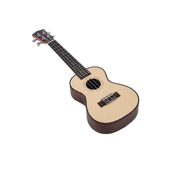 spruce solid top and rosewood ukulele 33