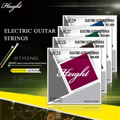 Musikkinstrumenttilbehør gitartilbehør QE Electric Guitar Strings Height Guitar String