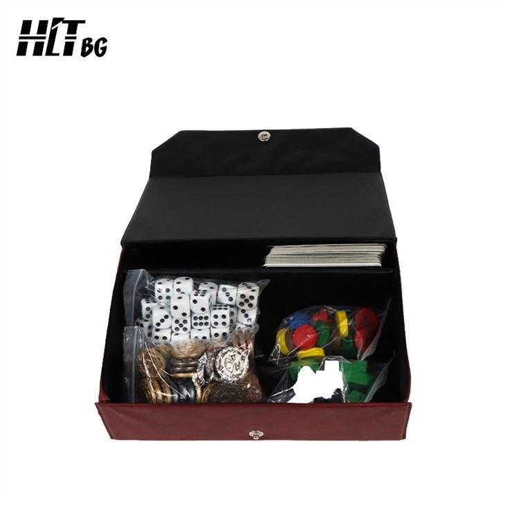 PU Leather Rectangle Case For Ludo Board Game