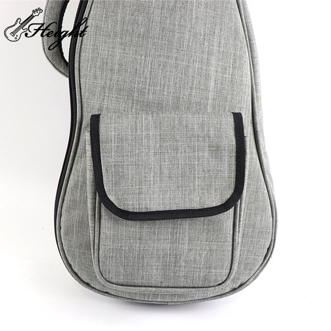 12mm Gray Cationic Cloth Ukulele Bag