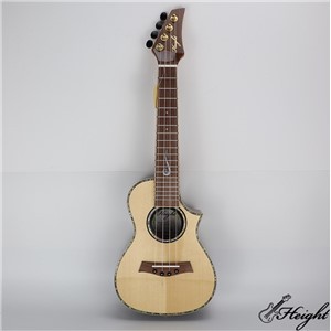 23 tommers ukulelefabrikk i massivt tre