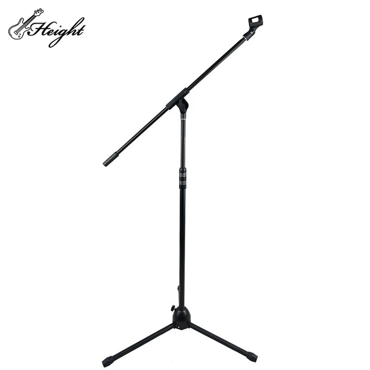 Adjustable Microphone Stand Single Tilt-Head Heavy Duty
